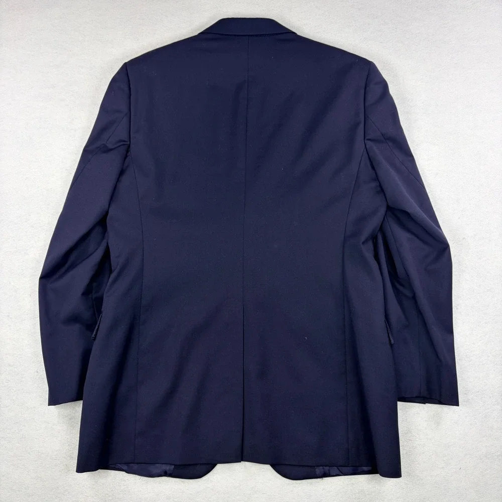 Brooks Brothers 1818 Fitzgerald Blazer 39R Navy Blue Wool 2-Button Sport Coat